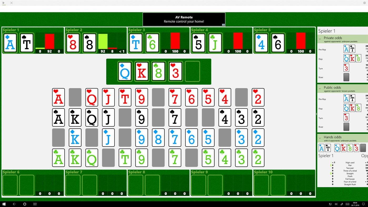 #1. Poker Calculator Pro (Windows) By: HDW Production