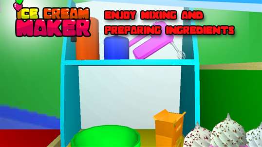 Ice Cream Maker 3D - Cooking & Decoration of Yummy Sundae & Popsicle screenshot 3