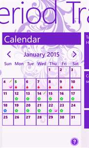 My Period Tracker / Calendar screenshot 2
