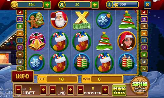 Christmas Lights Slots Machine screenshot 1