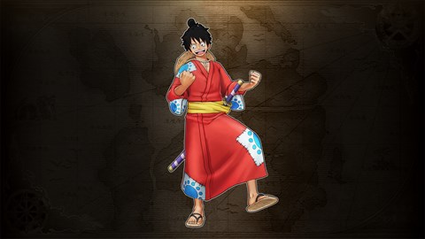 Kimono (Estilo do País de Wano) para ONE PIECE World Seeker