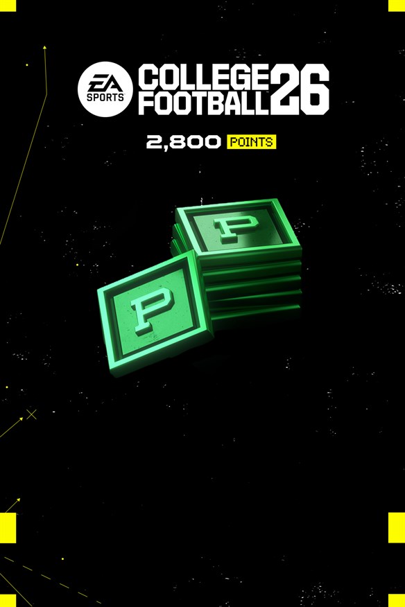 EA SPORTS College Football 26 - 2800 College Football Points Xbox Series X|S and Xbox One cover art