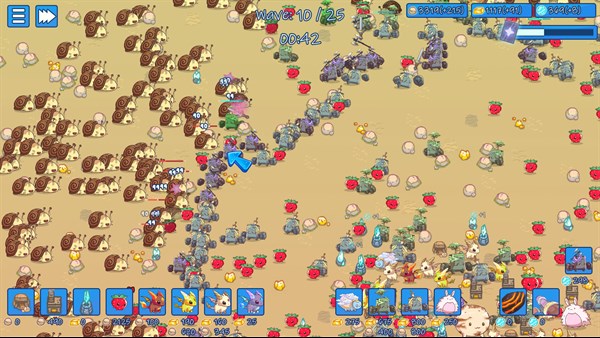 MILKY WAY TD SURVIVORS AUTOBATTLER screenshot