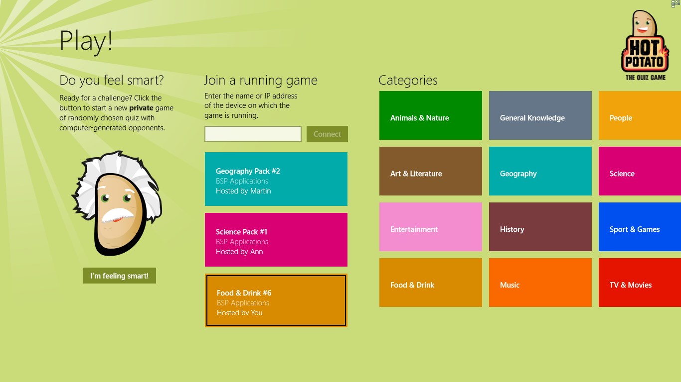 Hot Potato - The Quiz Game - Microsoft Apps