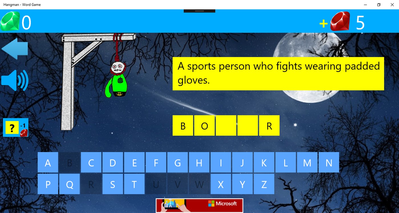 #3. Hangman - Word Game (Windows) بواسطة: Romandrovich Software