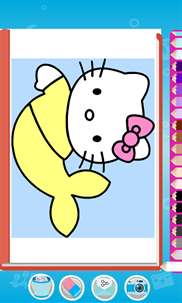 Lily Kitty Coloring Game Funny screenshot 5