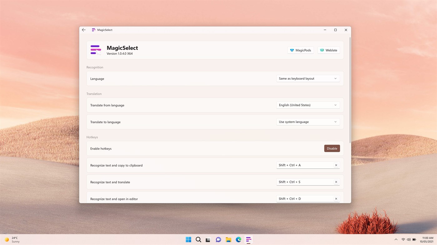 #5. MagicSelect: Copy text from images (Windows) De: Aleksandr Maslov
