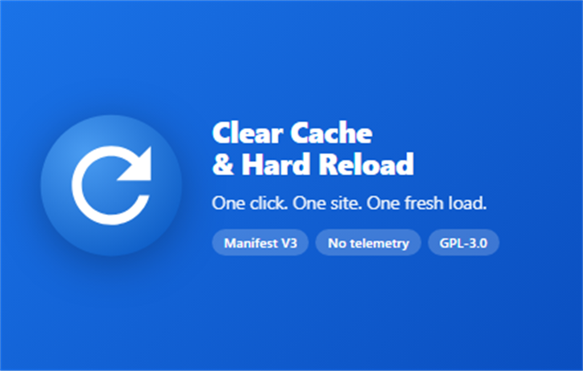 Clear Cache & Hard Reload