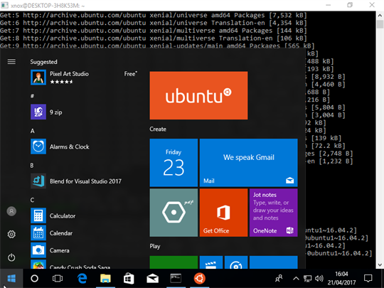 Ubuntu 16.04 LTS screenshot 1