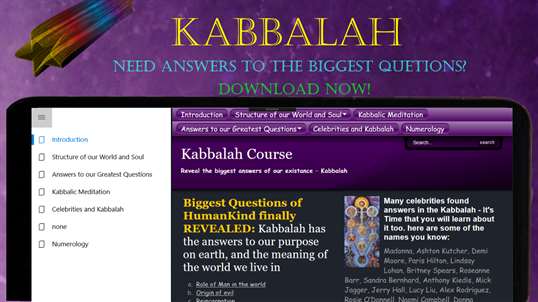 Kabbalah, deep spiritual meditation, reincarnation screenshot 1
