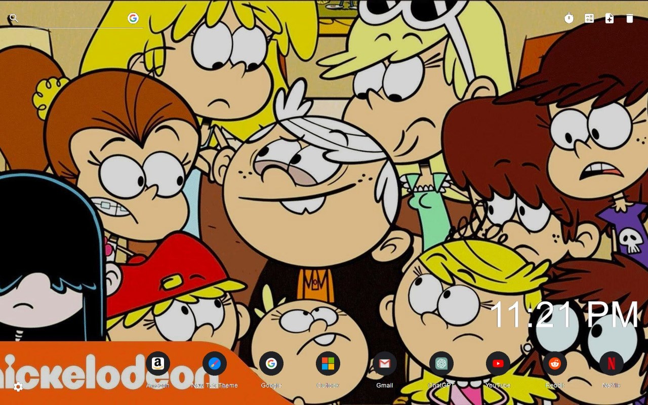 The Loud House Wallpaper New Tab