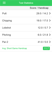 Golf Short Game Tracker screenshot 5