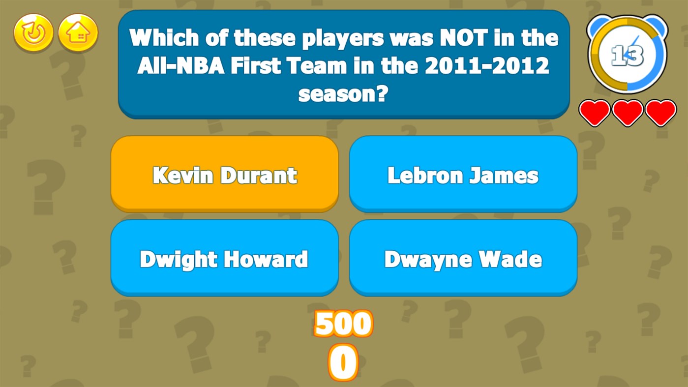 #7. The NBA Trivia Challenge (Windows) 由: LoadUpGames.com
