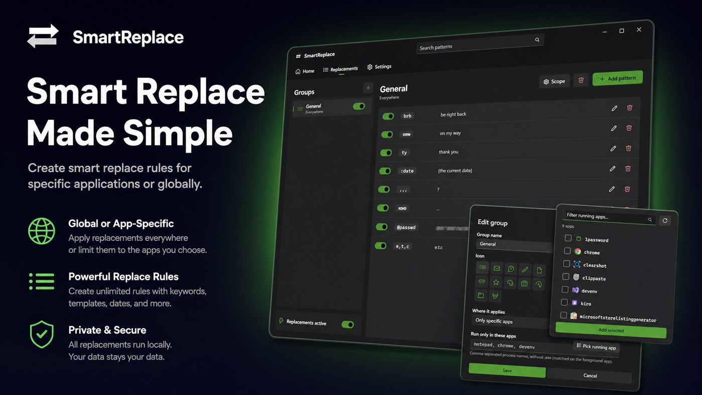 #5. SmartReplace (Windows) di: Aʀtʋʀ Cʀɘțʋ