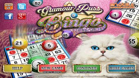 Glamour Puss Bingo Screenshots 1