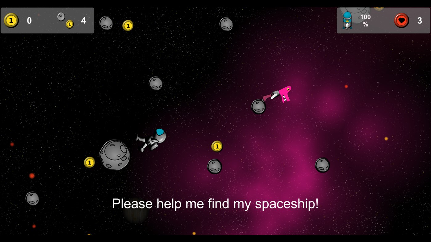 #1. Astro Mike - Find My Spaceship (Windows) Podle: Christian Berge