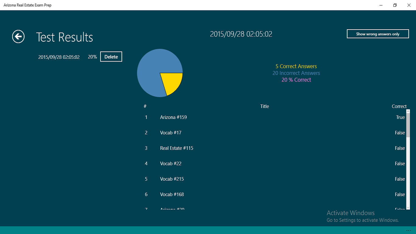 Arizona Real Estate Exam Prep for Windows 10