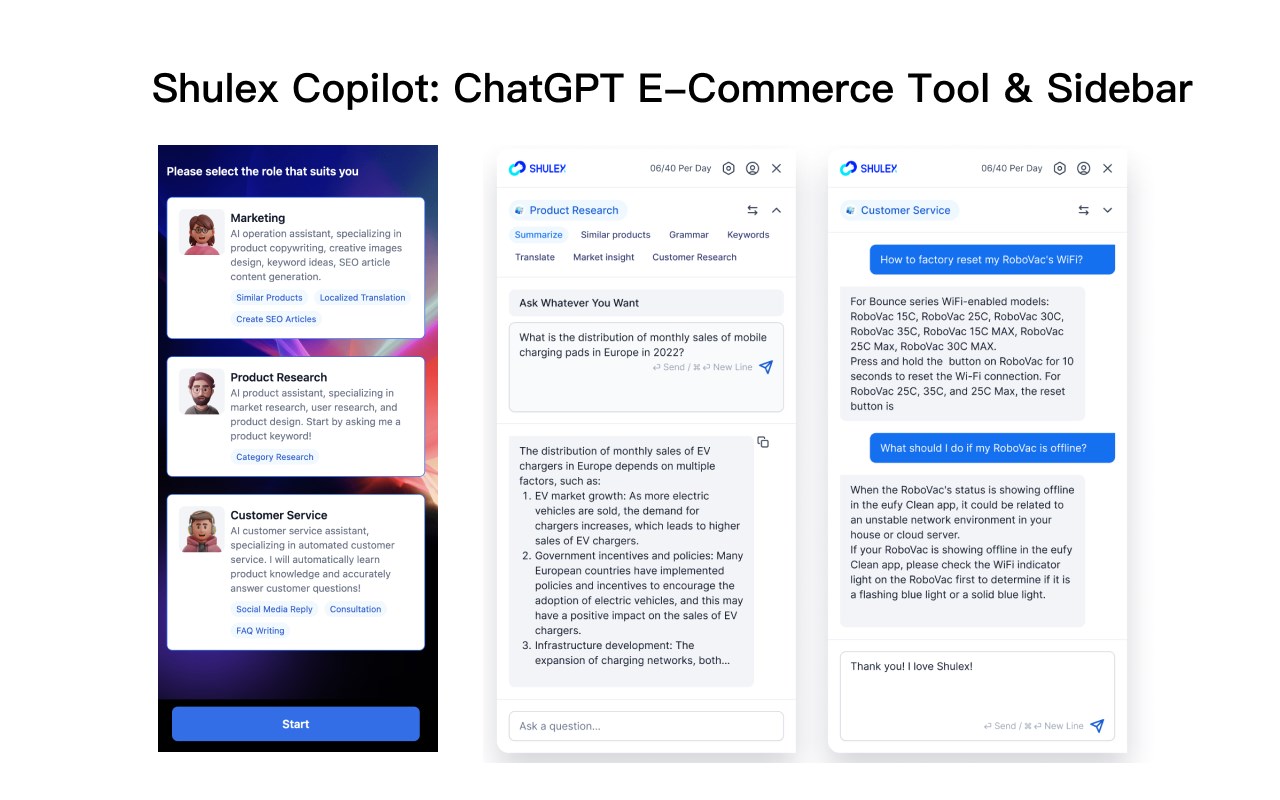 ChatGPT for Amazon with GPT4 Shulex Copilot