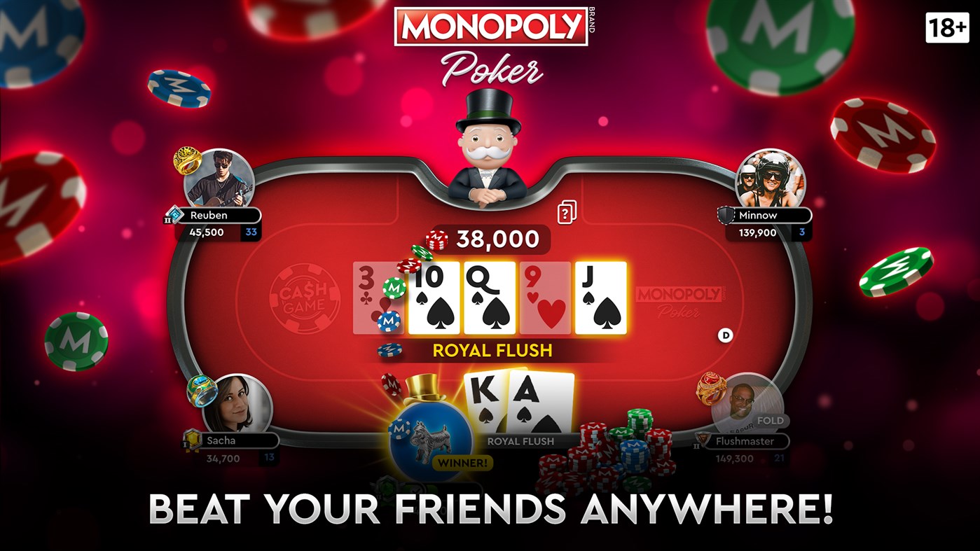 #5. MONOPOLY Poker (Windows) By: PLAYTIKA LTD.