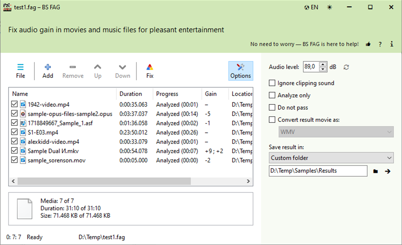 #1. BS FAG (Windows) By: Broto Suseno