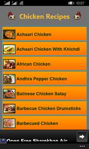 Chicken Dishes screenshot 1