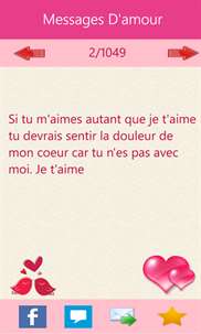 Messages D'amour  screenshot 3