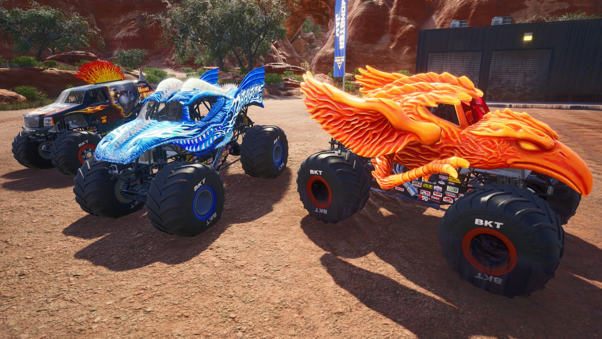 dragon ice monster truck toy