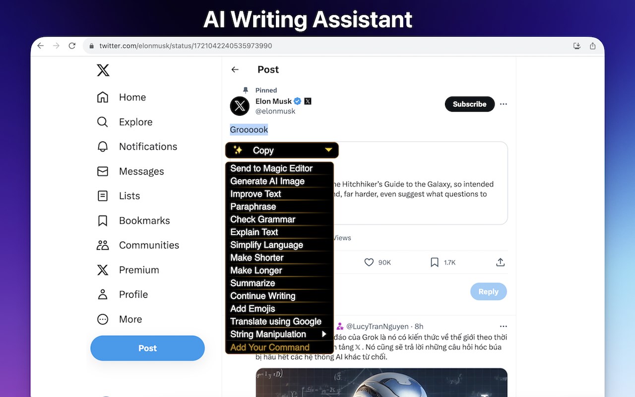 MagicTool: AI Writer, ChatGPT, Grammar & more