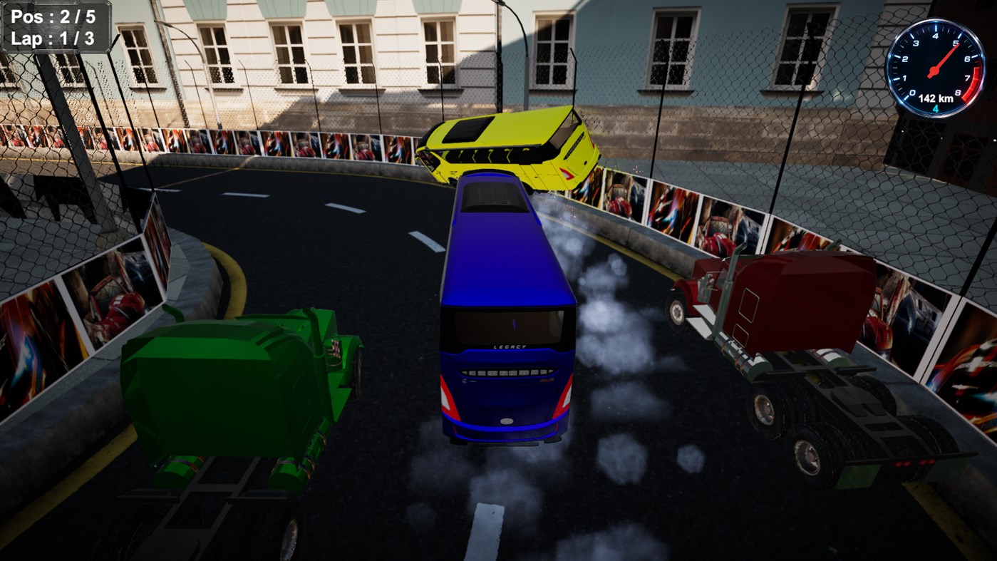 #7. Bus VS Truck Racing - Multiplayer 1v1 (Xbox) By: Intro Time Studio