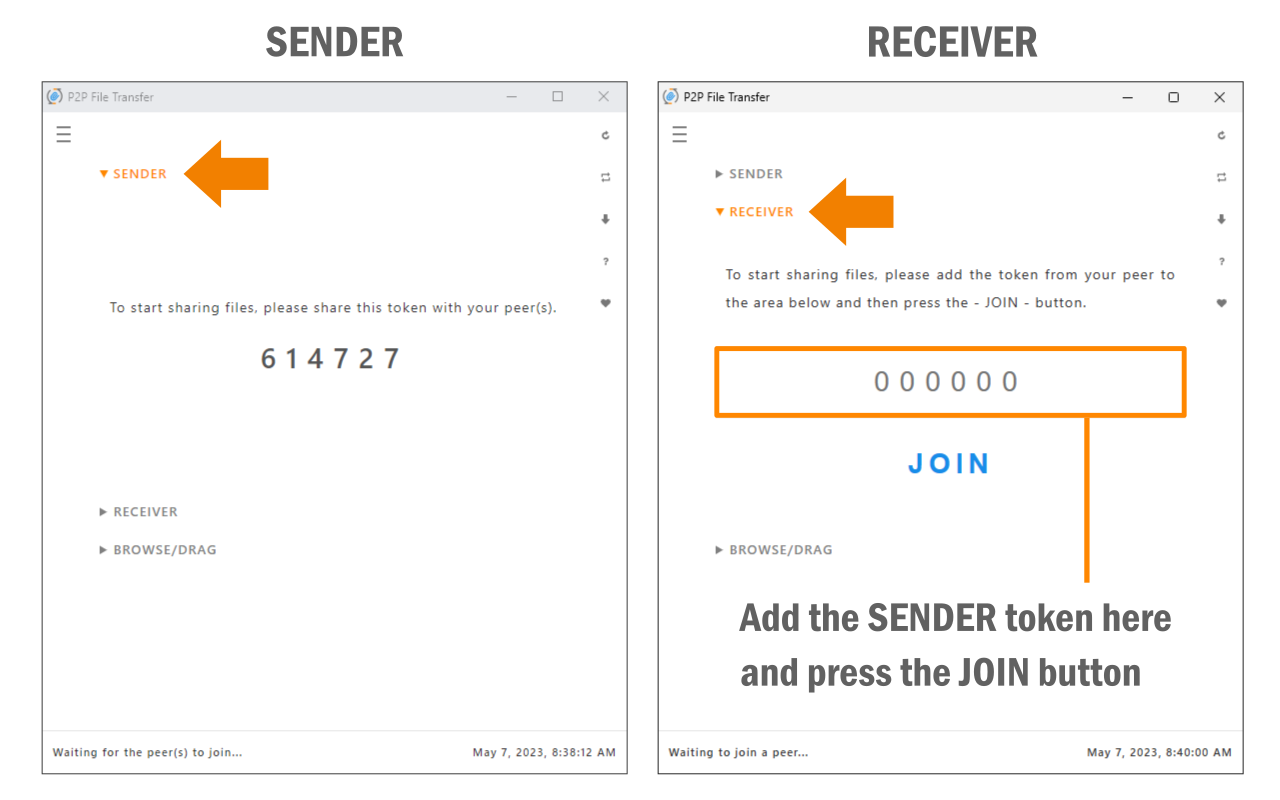 P2P File Transfer