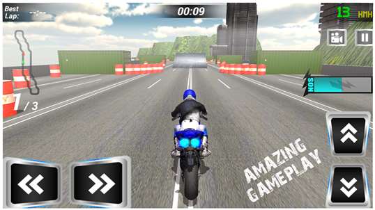 Bike Racer City Highway - Motorcycle Stunts Racing screenshot 3