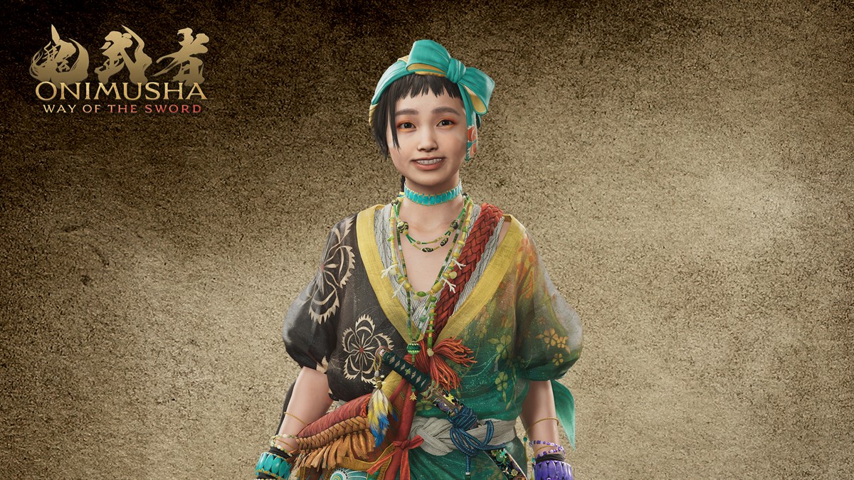 Onimusha: WotS - Наряд для Окуни: танец цветов
