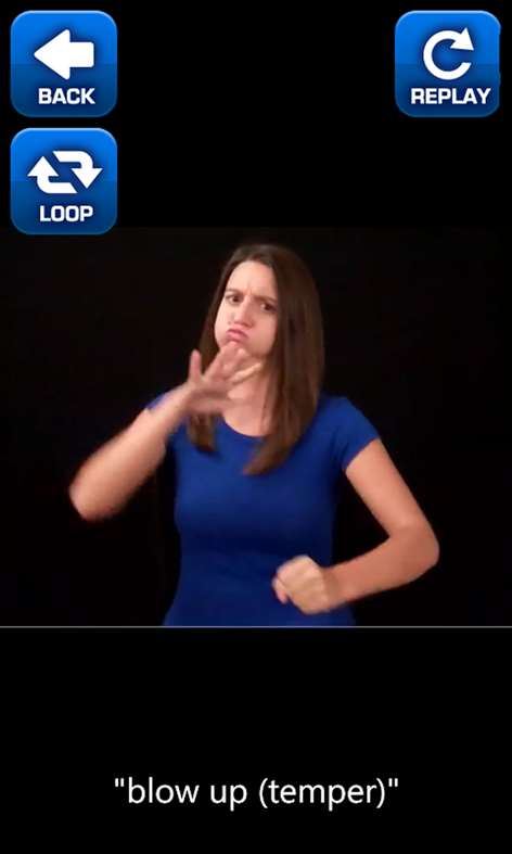 ASL Dictionary HD American Sign Language Screenshots 1