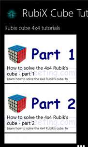 RubiX Cube Tutorials screenshot 2