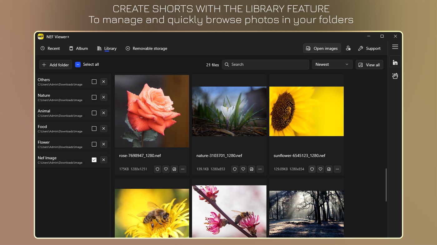 #4. NEF Viewer+ - NEF to JPG (Windows) بواسطة: IO Vision