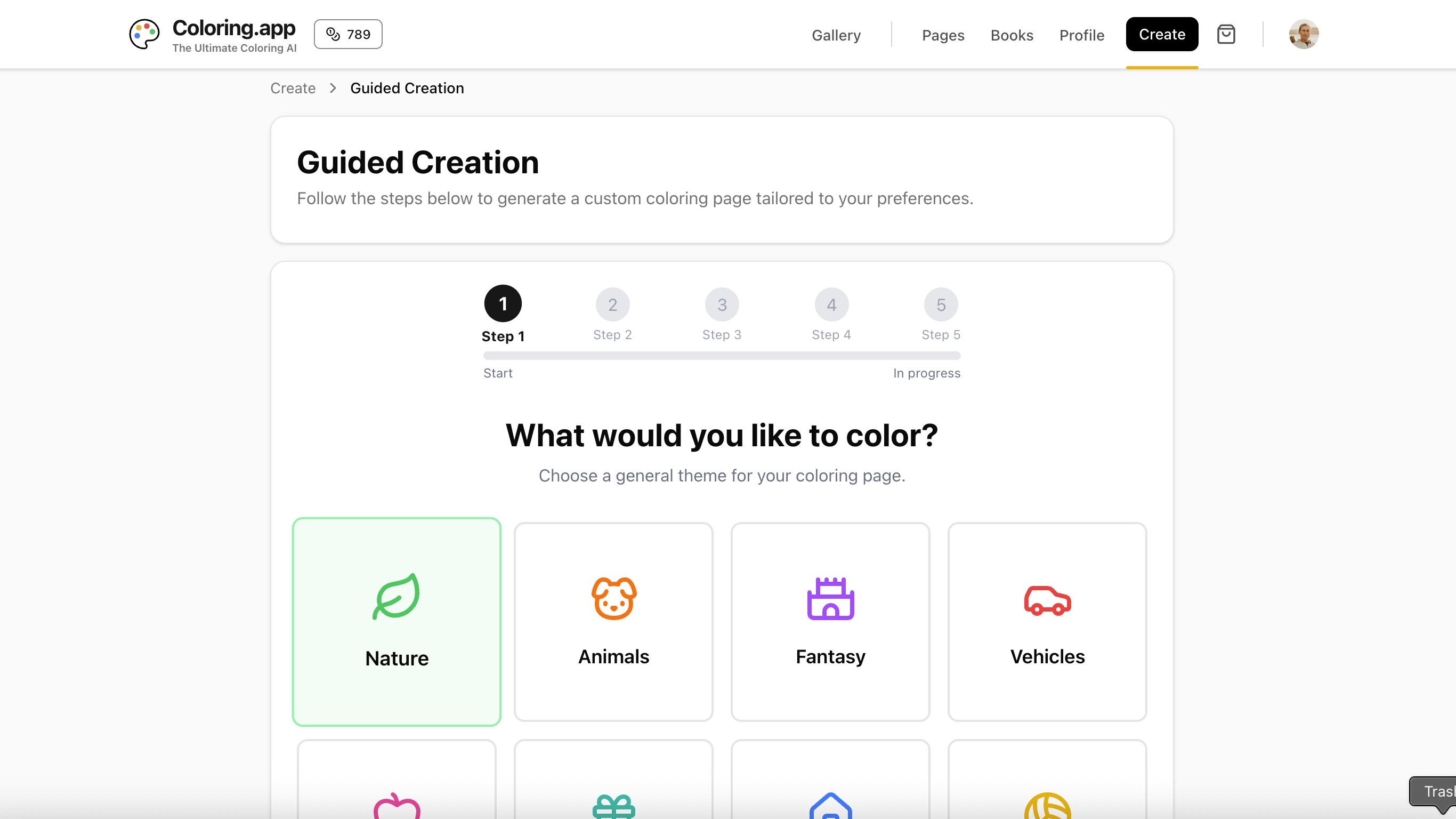 Coloring.app: AI Coloring Page Generator screenshot
