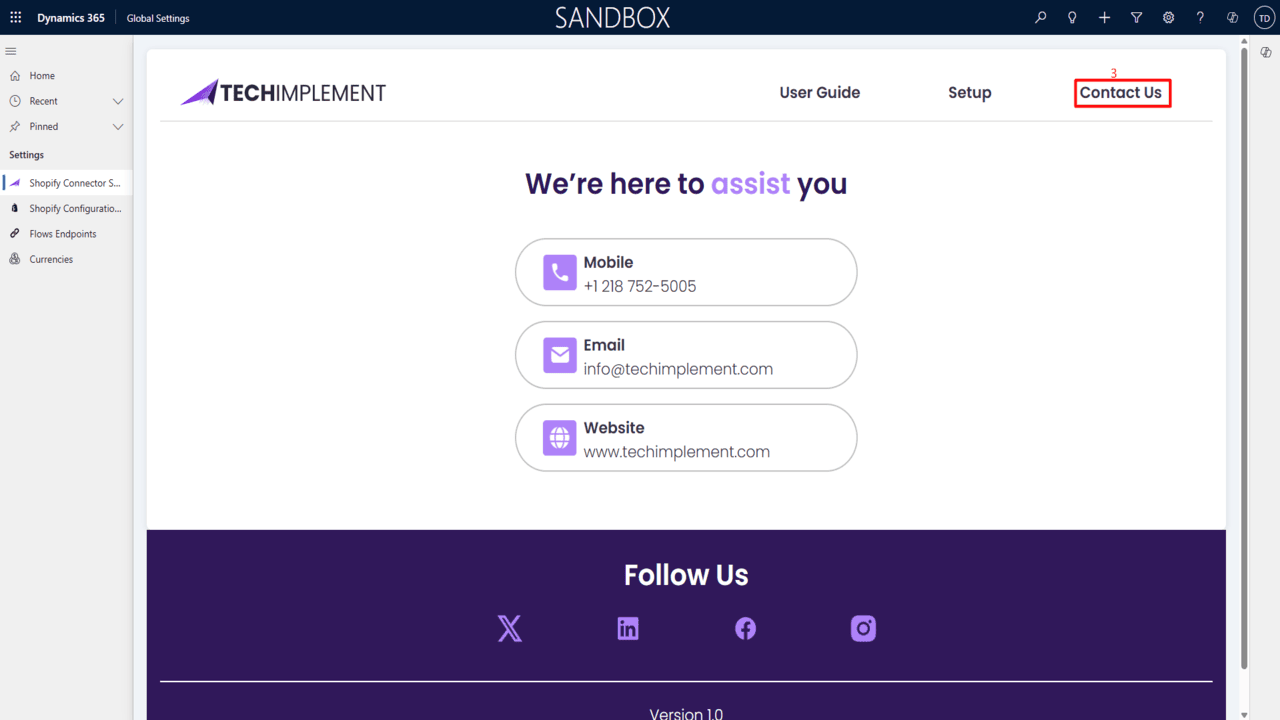 Snapshot 4 of TI Shopify Connector