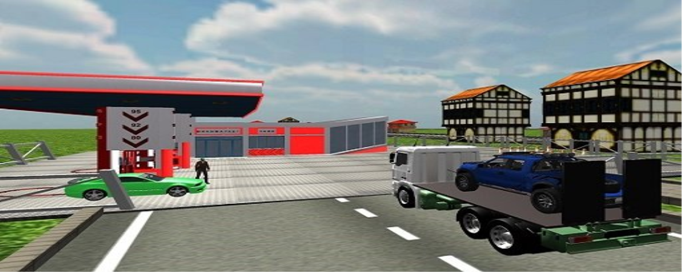 Euro Truck Transport Game 3D marquee promo image