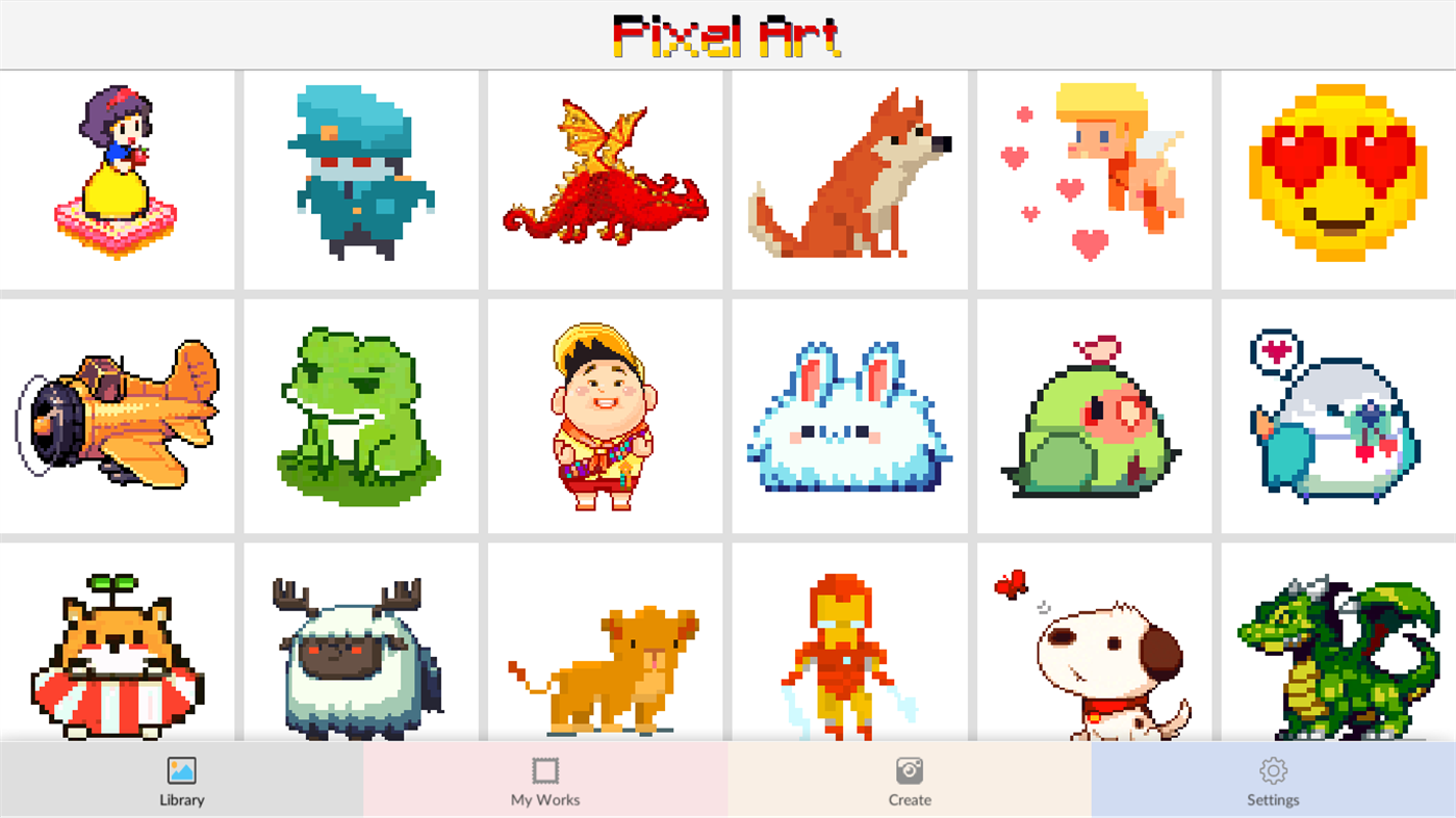 #5. Pixel Art: Color by Number. (Windows) Por: GameStrap+