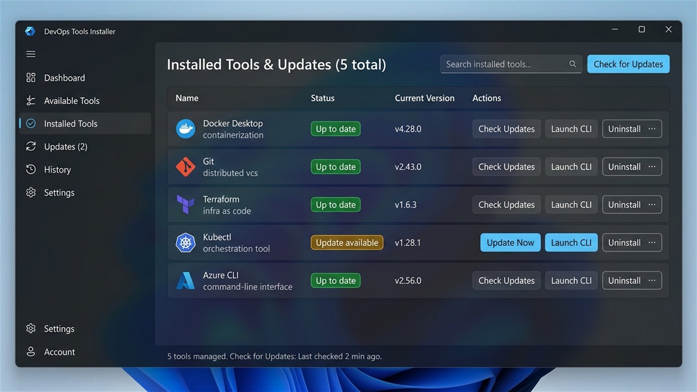 #3. DevOps Tools Installer (Windows) Od: NotHarshhaa