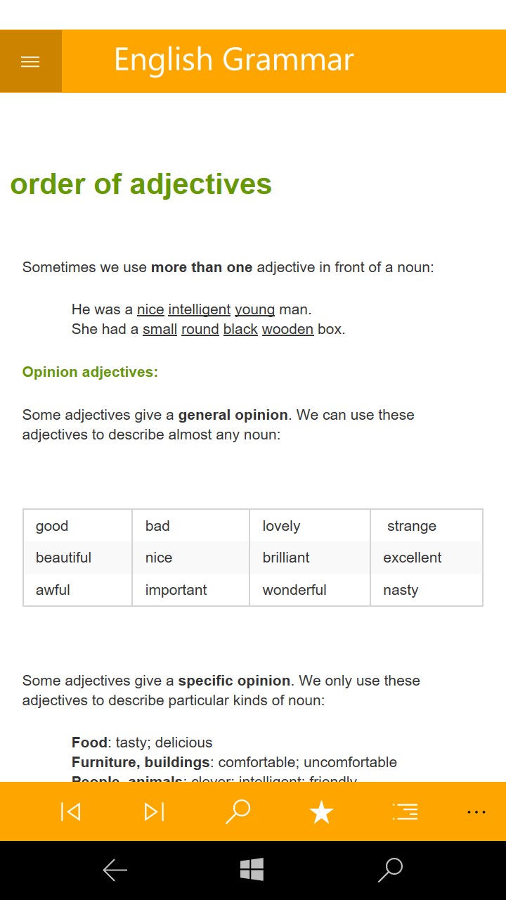 English Grammar Basics screenshot