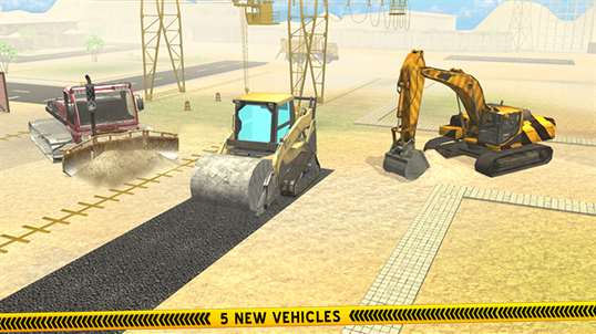 City Construction Heavy Roads - Mega City Builders screenshot 4