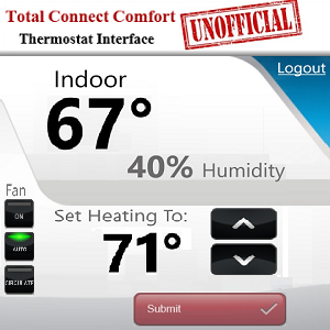 Total Connect Comfort Thermostat