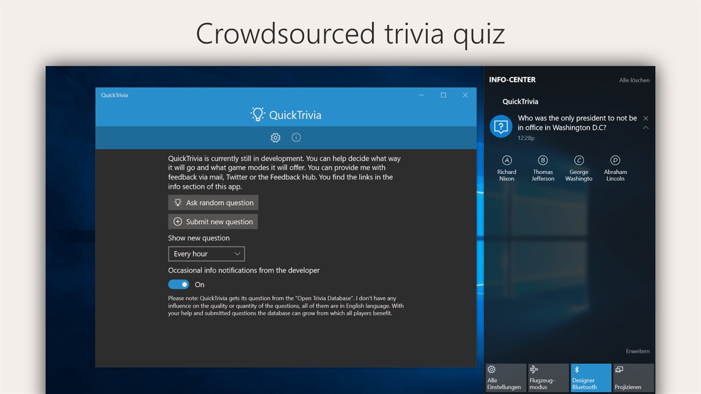 #1. QuickTrivia (Windows) 作者: T. Partl
