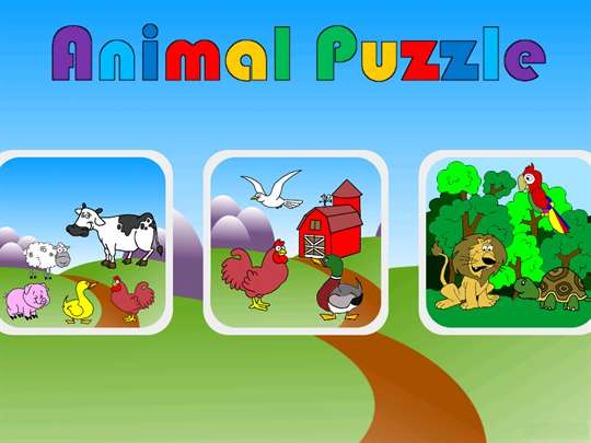 Animal Puzzle for Children screenshot 1