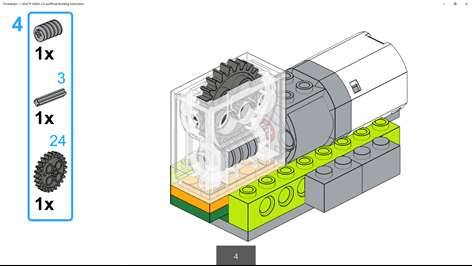 Triceratops — LEGO® WeDo 2.0 unofficial Building Instruction Screenshots 2