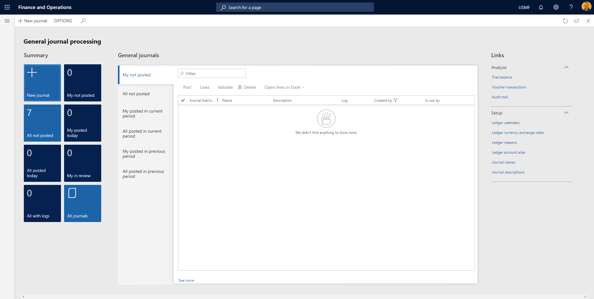 Snapshot 4 of Dynamics 365 FO Financials: 5-Day Workshop