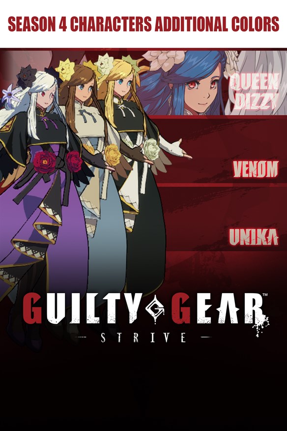 GGST Season 4 Characters Additional Colors Xbox Series X|S and Xbox One cover art