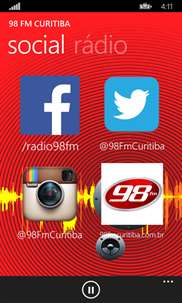 98 FM Curitiba screenshot 2