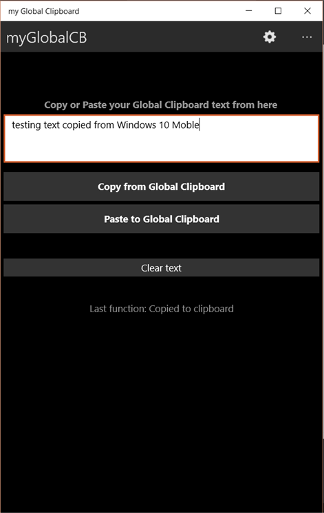 my Global Clipboard Screenshots 1